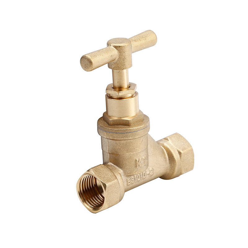 Customized Size Water Supply And Drainage Brass Ball Cock Valve Angle Stop Valve Female Thread Chrome Shut-off valve