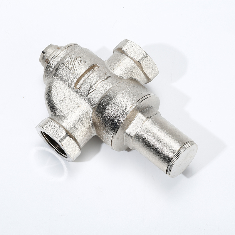 Nickle Plating DN20 Water Brass Pressure Control Reducing Valve Manual 3/4