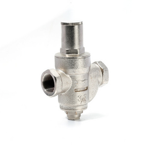 Nickle Plating DN20 Water Brass Pressure Control Reducing Valve Manual 3/4" Heavy Type Pressure Reducing Valve