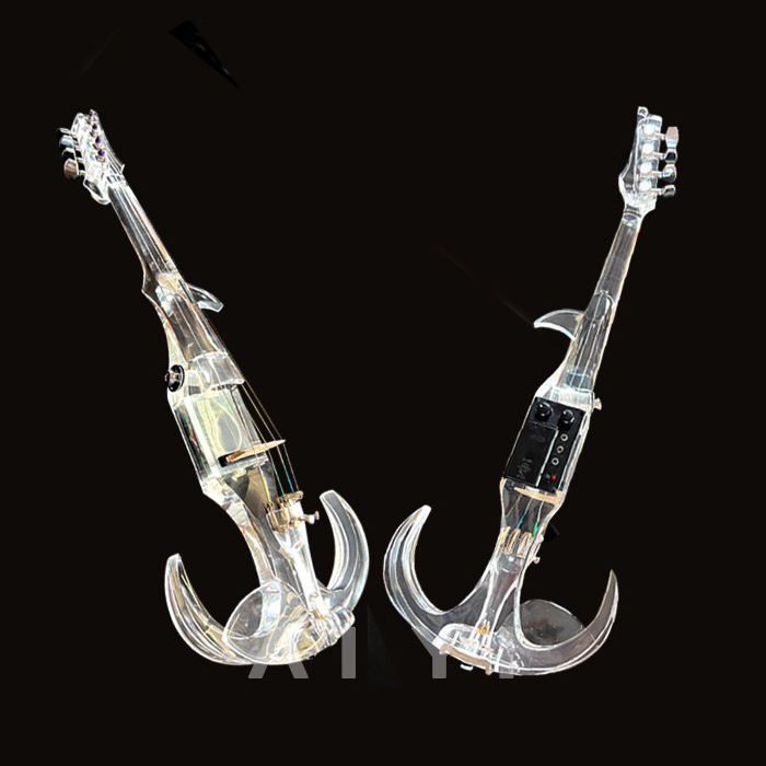 AIYI  Luminescent Electronic Violin  Bestselling High grade Crystal Transparent Good Sound Luminescent Electronic Violin