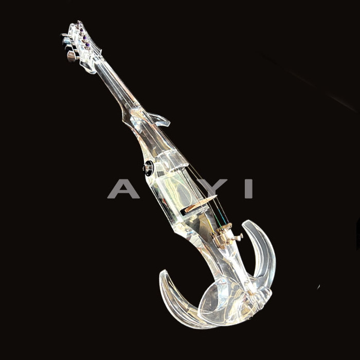 Electronic Violin  Advanced Customized Handmade Transparent Crystal Luminous Electronic Violin