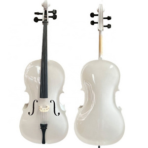 Good quality 3/4 white cello size