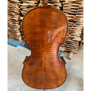 Wholesale  Musical Instruments  Handmade  Flame Maple  Cello 4/4 master