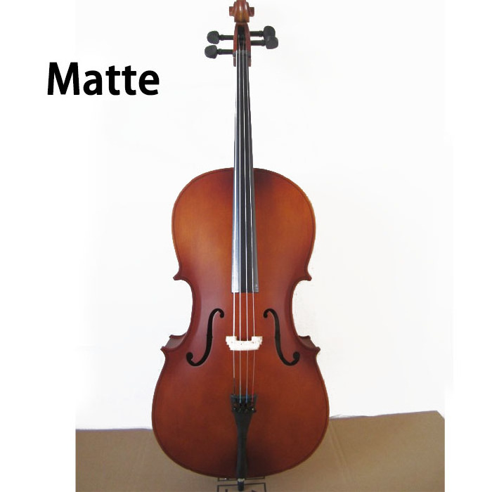 Cello Factory Hot Sale High Quality Plywood 1/8 Cello With Bow and Cello Bag