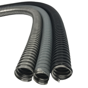 PVC coated flexible Galvanized Steel corrugated metal conduit for network cables