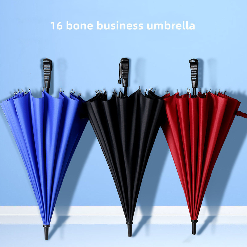 Stylish 16k manual open fashion windproof custom branded logo printing cheap outdoor golf umbrella