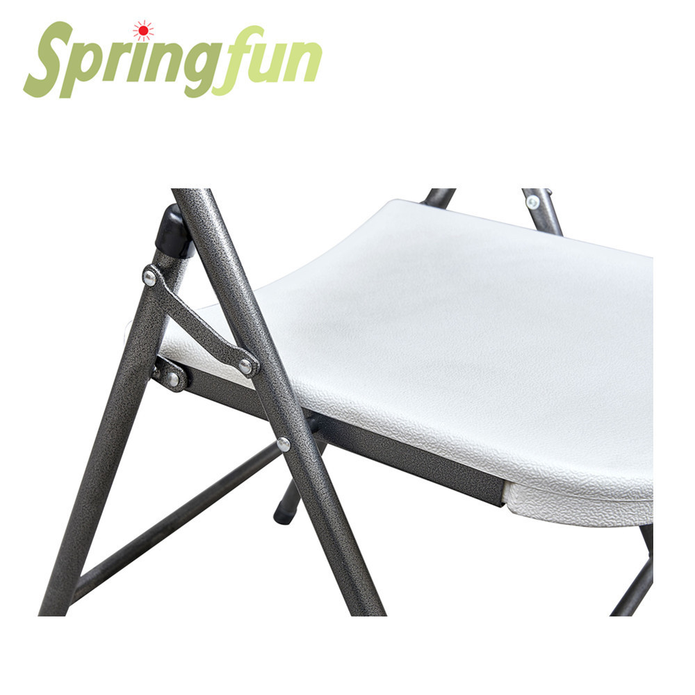 Garden HDPE Folding Plastic Chair For Restaurant Outdoor Furniture