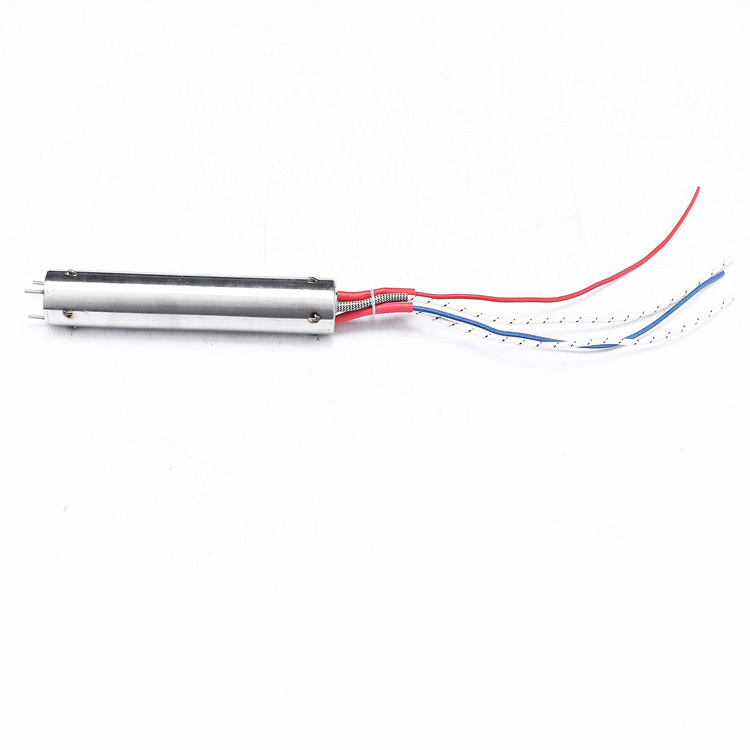 high temperature electrical air heater element 500w 220v cartridge heater with k type thermocouple