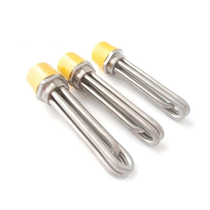 12 kw 400v threaded waterproof industrial tubular water coil immersion heating element for electric