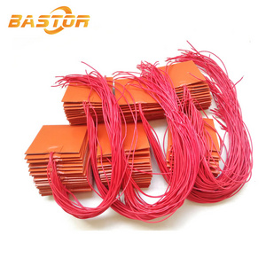 customized waterproof 220v 3d printer self-adhesive electric pad rubber heater flexible silicone