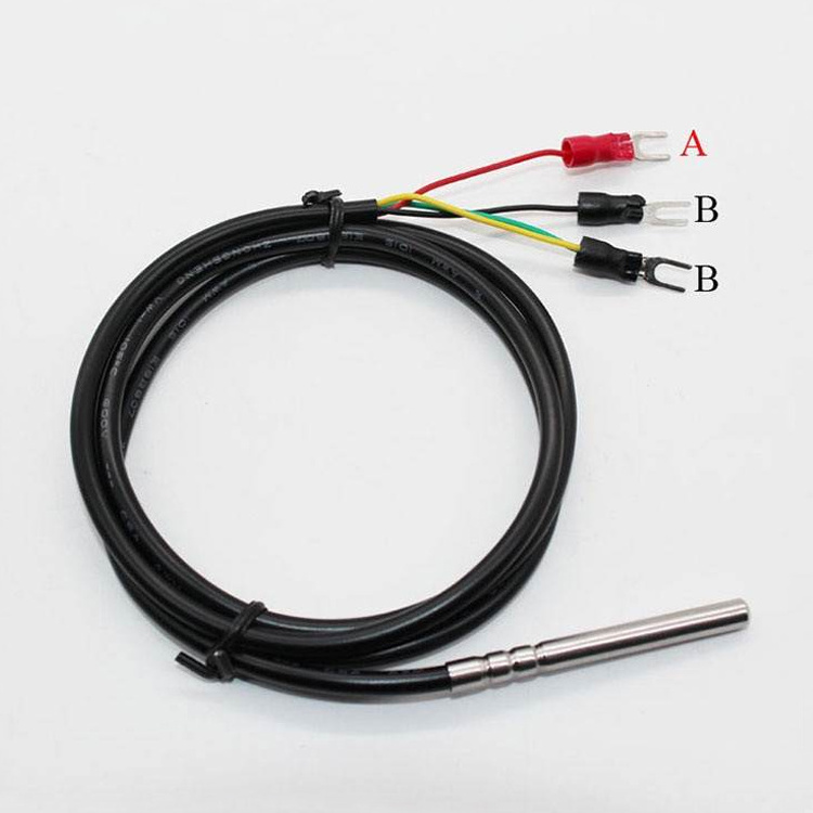 class a industrial thermocouple rtd temperature sensor silicone pt100 4 wire