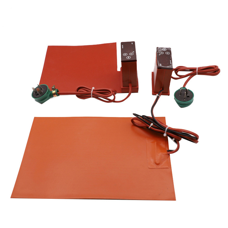 custom 12v 24v 120v 220v air industrial electric flexible heating pad silicone heating pad element