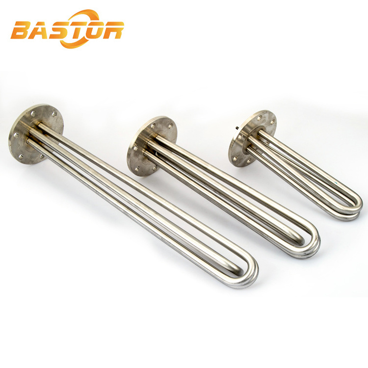 3kw 6 kw 9kw 12kw 15kw oil water boiler electric heater element flanged 240v immersion heater for water