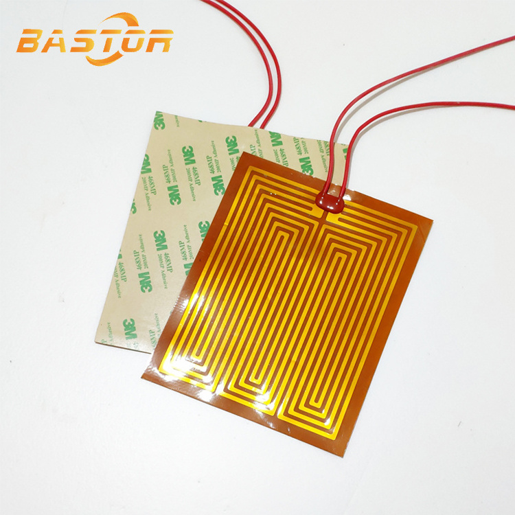 5v 30w industrial electric heating film custom polyimide flexible adhesive heater kapton