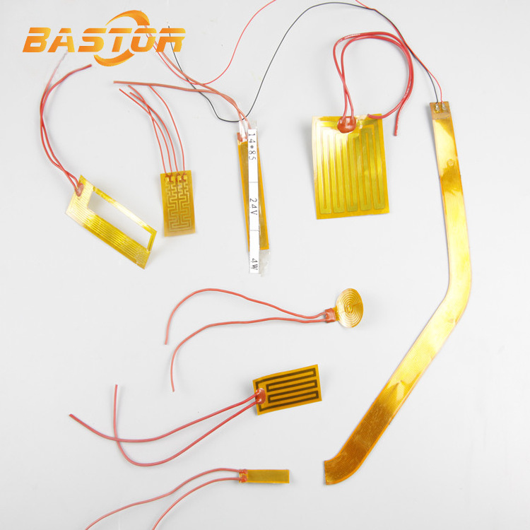 custom 5v 12v 24v 220v electric polyimide film kapton heating element flexible heater supplier