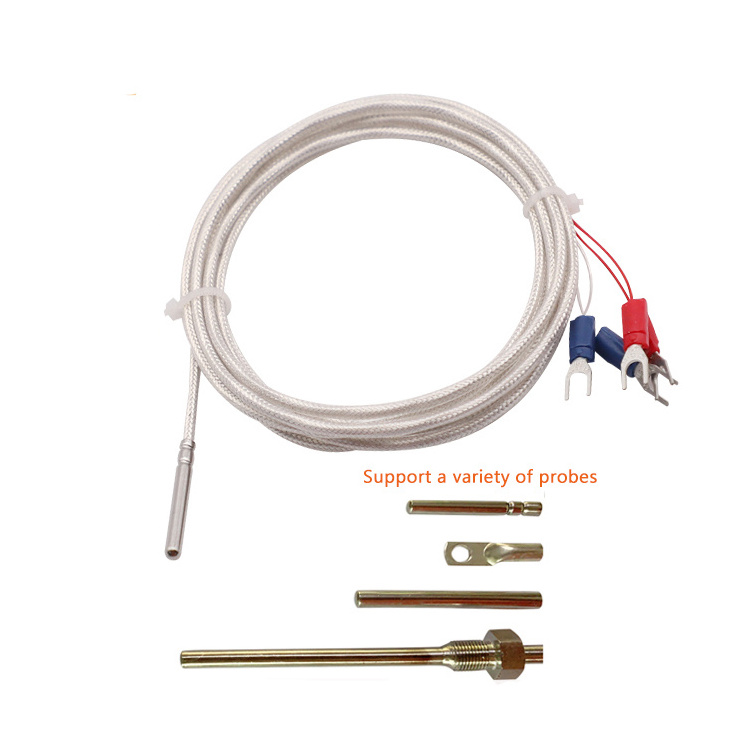 class a industrial thermocouple rtd temperature sensor silicone pt100 4 wire