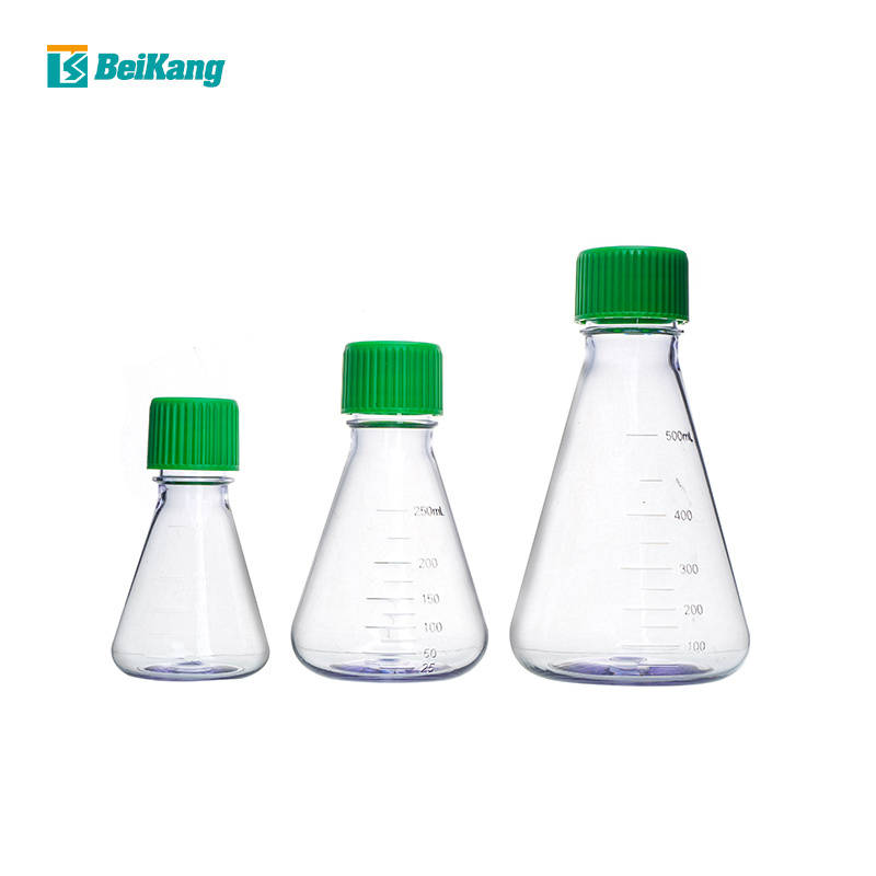 125ml-5000ml Plastic PETG/PC Conical Flat-Bottomed Lab Erlenmeyer Volumetric Flask Conical Shaker Flask