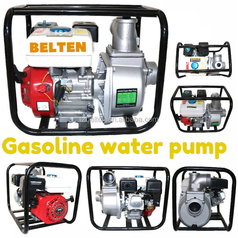 Taizhou BELTEN POWER WP20 6.5hp  196cc petrol engine in good price best quality  agriculture use 2/3/4 inch  gasoline water pump