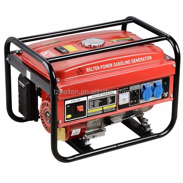 BELTEN POWER Rated power 1kw max 1.1kw 12vdc 110/120/220/240/380V 4-stroke air cooled  recoil  start gasoline generator