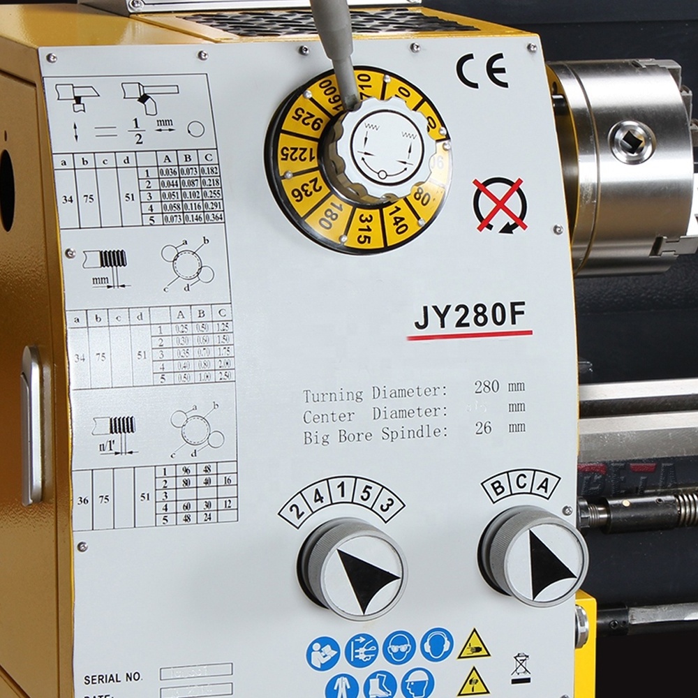 JY280F Universal desktop small metal lathes for sale