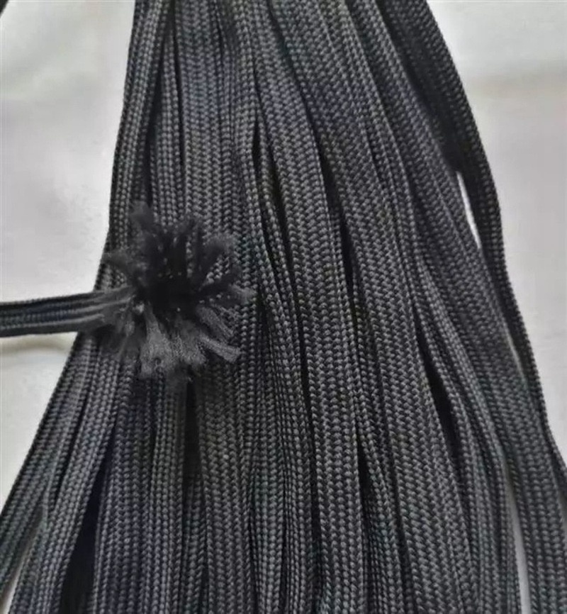 Braided Polyester Flat Draw String Polyester Flat Draw String Draw Cord