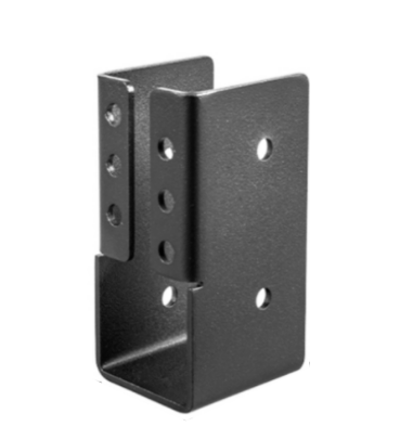 Custom logo Pergola Post Joist Hanger Wall Bracket for 2 x 4  Wood Posts 2x6 Post Bracket  Outdoor Concealed-Flange Light Joist