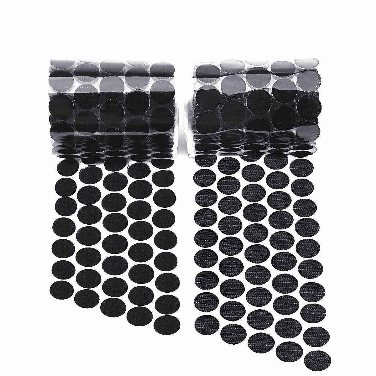 Sticky back Coins Hook Loop Dots Self Adhesive White Dots For Organizing and Letter