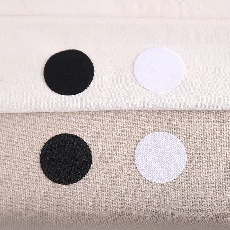 Sticky back Coins Hook Loop Dots Self Adhesive White Dots For Organizing and Letter