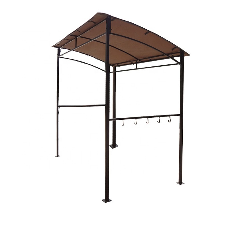 Factory sale 215x128 Steel Sun Shade Shelter Canopy Barbecue Outdoor Grill Gazebo