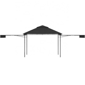 Sunshade Canopy  Steel Waterproof Gazebo Soft Top Retractable Awning Garden Gazebos 10x10 ft Pavilion