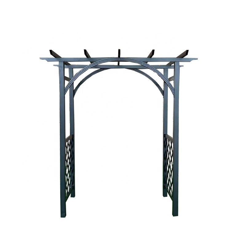 L Hot sale Flower Stand Mini Custom 2x1.22  Outdoor Steel  Aluminum Garden Gazebo Tent Trellis Pergola Canopy