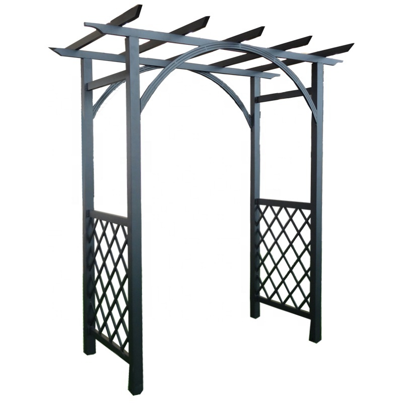 L Hot sale Flower Stand Mini Custom 2x1.22  Outdoor Steel  Aluminum Garden Gazebo Tent Trellis Pergola Canopy