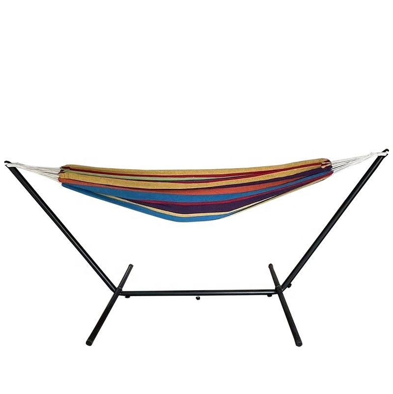 L Leisure Beach Factory Direct Sale Portable Steel Stand Single (KD)  Hammock Hanging Bed