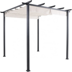 New Trend Soft Top Pergola Garden Gazebo For Patio 10x10 ft Canopy Outdoor