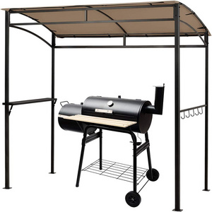 Factory sale 215x128 Steel Sun Shade Shelter Canopy Barbecue Outdoor Grill Gazebo