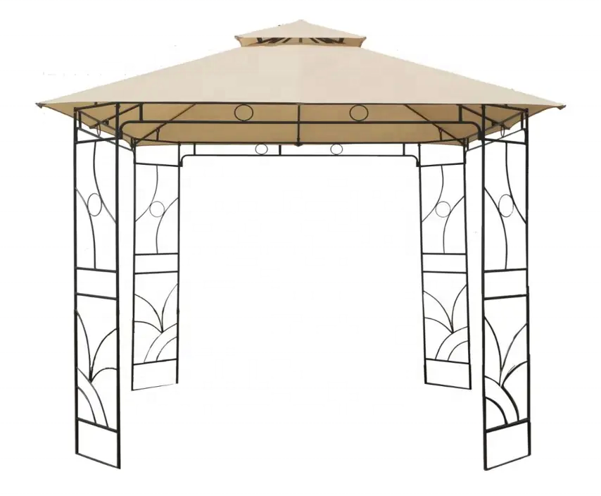 Customizable Hot Sale Gazebo Tent Outdoor Canopy Shelter with Ventilated Double Roof Gazebo Outdoor