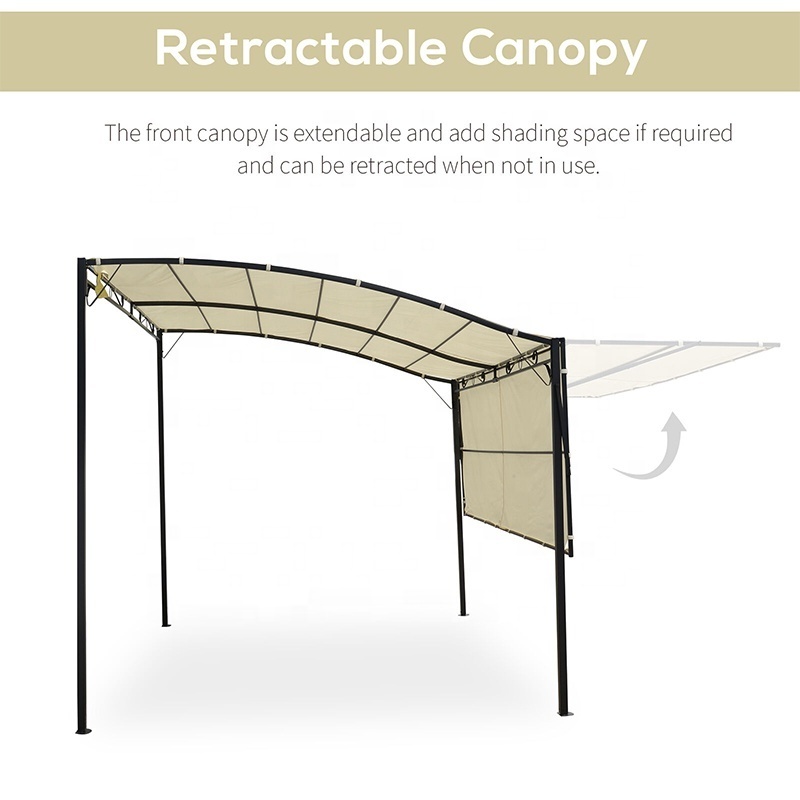 Cheap Sunshade Adjustable Awning Steel gazebos garden gazebo manufacturer