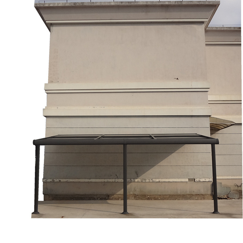 Restaurant Outside Balcony  Pergola Window Polycarbonate Covered Patio Awning Canopy