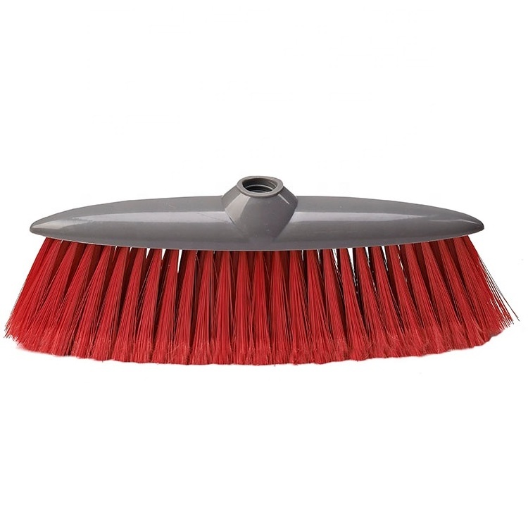 29*10.5*5cm Red Low Price Household Soft Home Plastic Stick Sweep Easy No Dust Broom