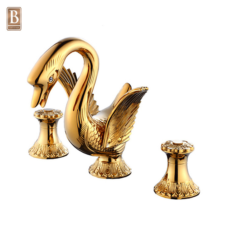 Animal Faucet Duck Design Bathroom Brass Basin Faucet