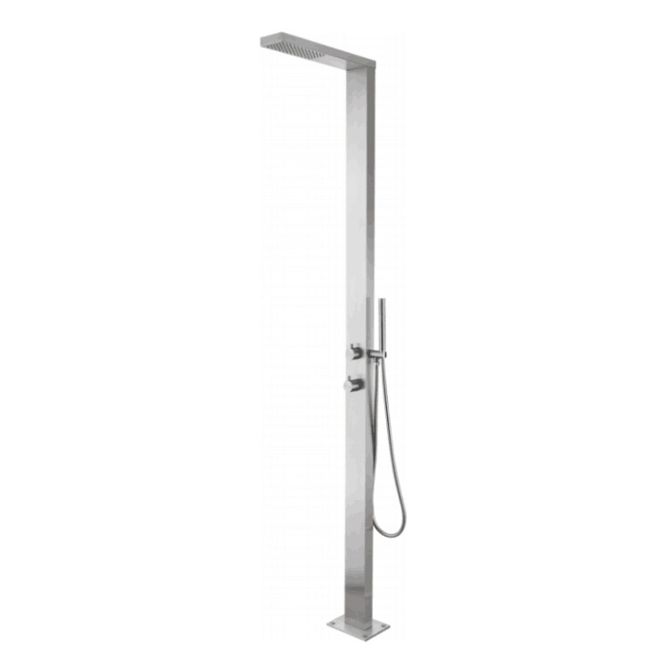 304 Stainless Steel Stand Outdoor Shower Panel Swimming Pool Outdoor Rainfall Shower