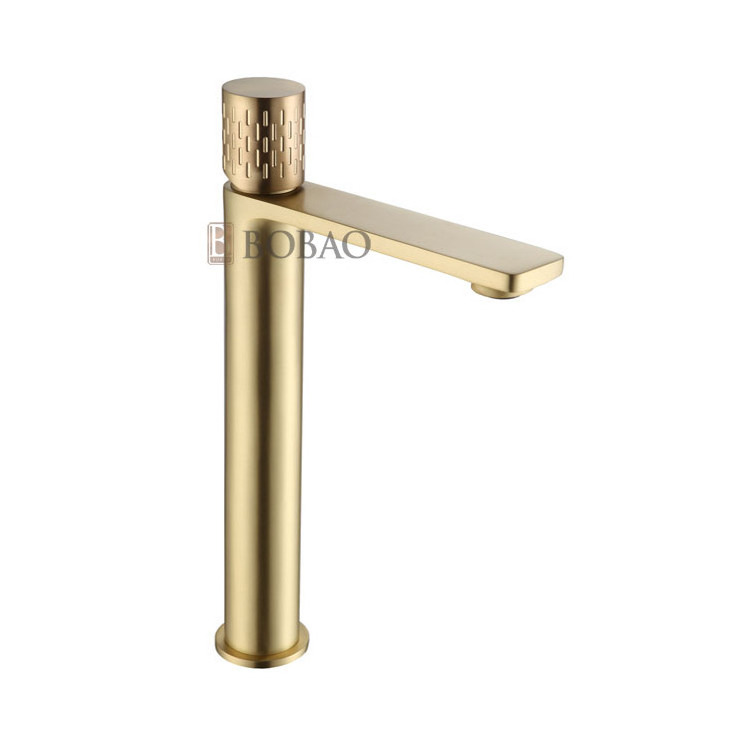 Factory Price Popular Brush Gun Gray Brass Wash Basin Faucet Mixer Bathroom Single Handle Brass Vanity Basin Faucets