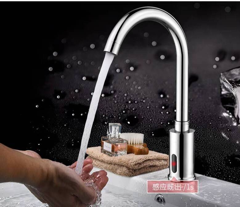 Automatic Mixers Touchless Basin Water Sensor Self Closing Bathroom Faucet Sensor Basin Faucet