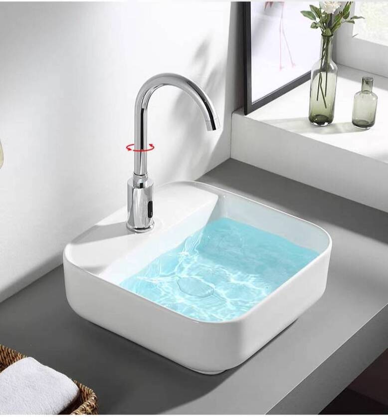 Automatic Mixers Touchless Basin Water Sensor Self Closing Bathroom Faucet Sensor Basin Faucet