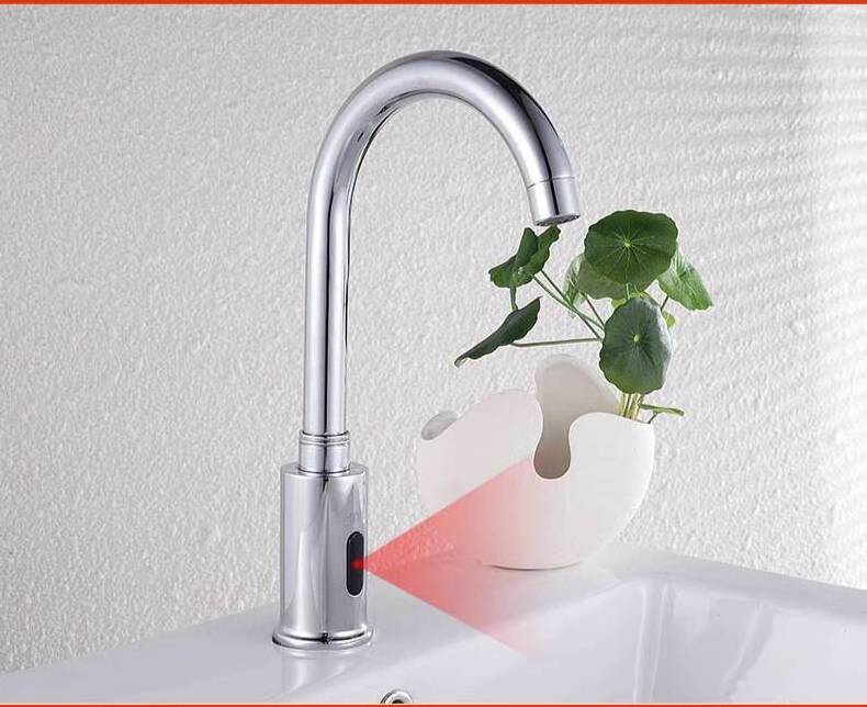 Automatic Mixers Touchless Basin Water Sensor Self Closing Bathroom Faucet Sensor Basin Faucet