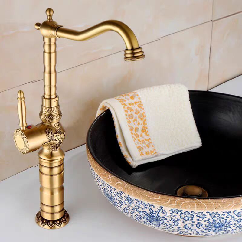 Classic Antique Faucet Bathroom Sink Faucets Cold And Hot Water Tap Basin Mixer Faucet