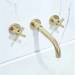 Wall Mounted Bathroom Basin Mixer Faucets Low Price Bathroom Faucet 360 Degree Rotary Faucet Head