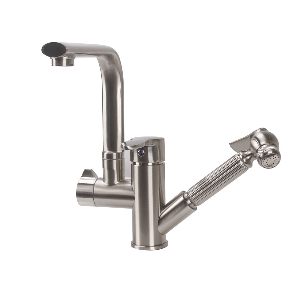 Newest Design High-End Waterfall Pull Out Kitchen Faucet With Water Faucet