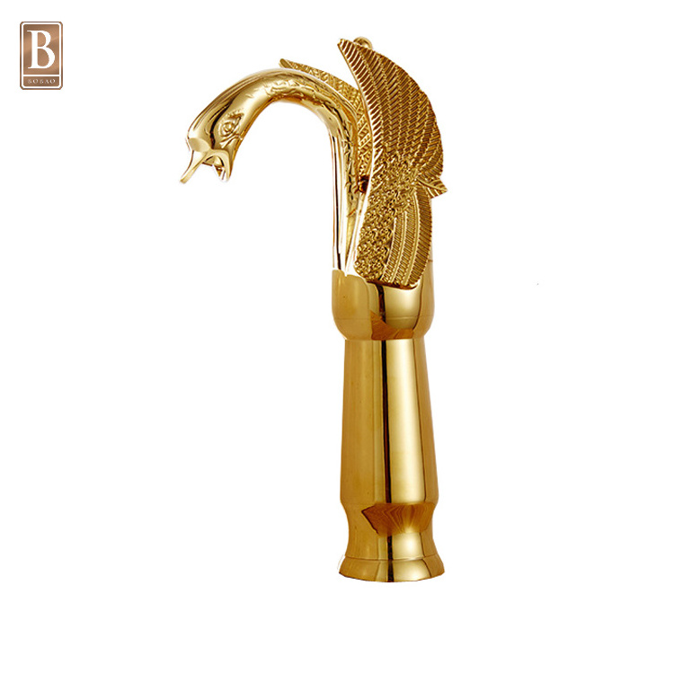 Animal Faucet Duck Design Bathroom Brass Basin Faucet