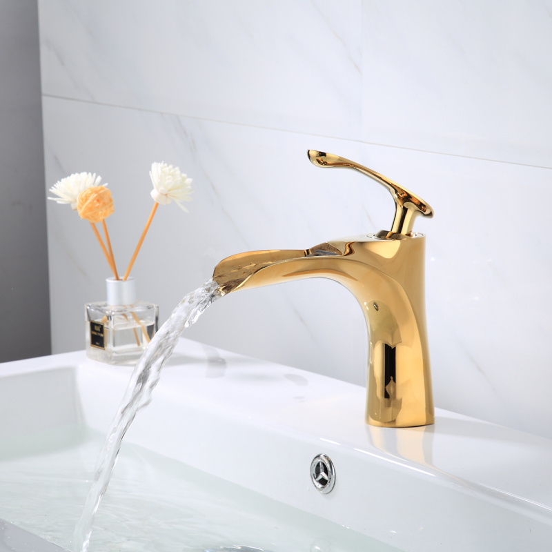 Luxury Gold Bathroom Basin Faucet